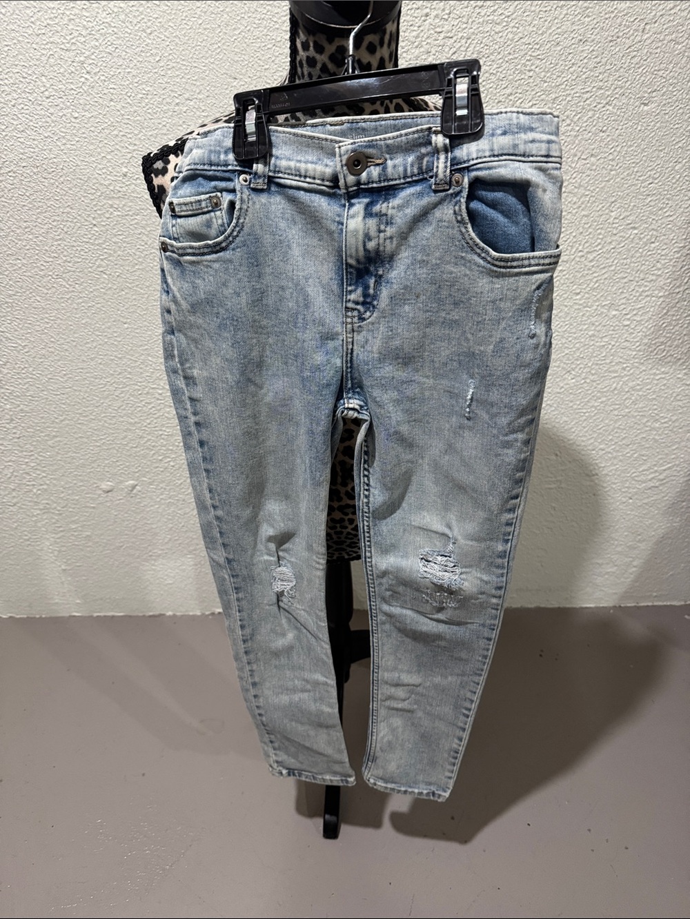 wonder nation Light Blue Distressed Kids Jeans